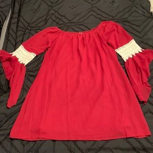 Honeyme burgundy dress